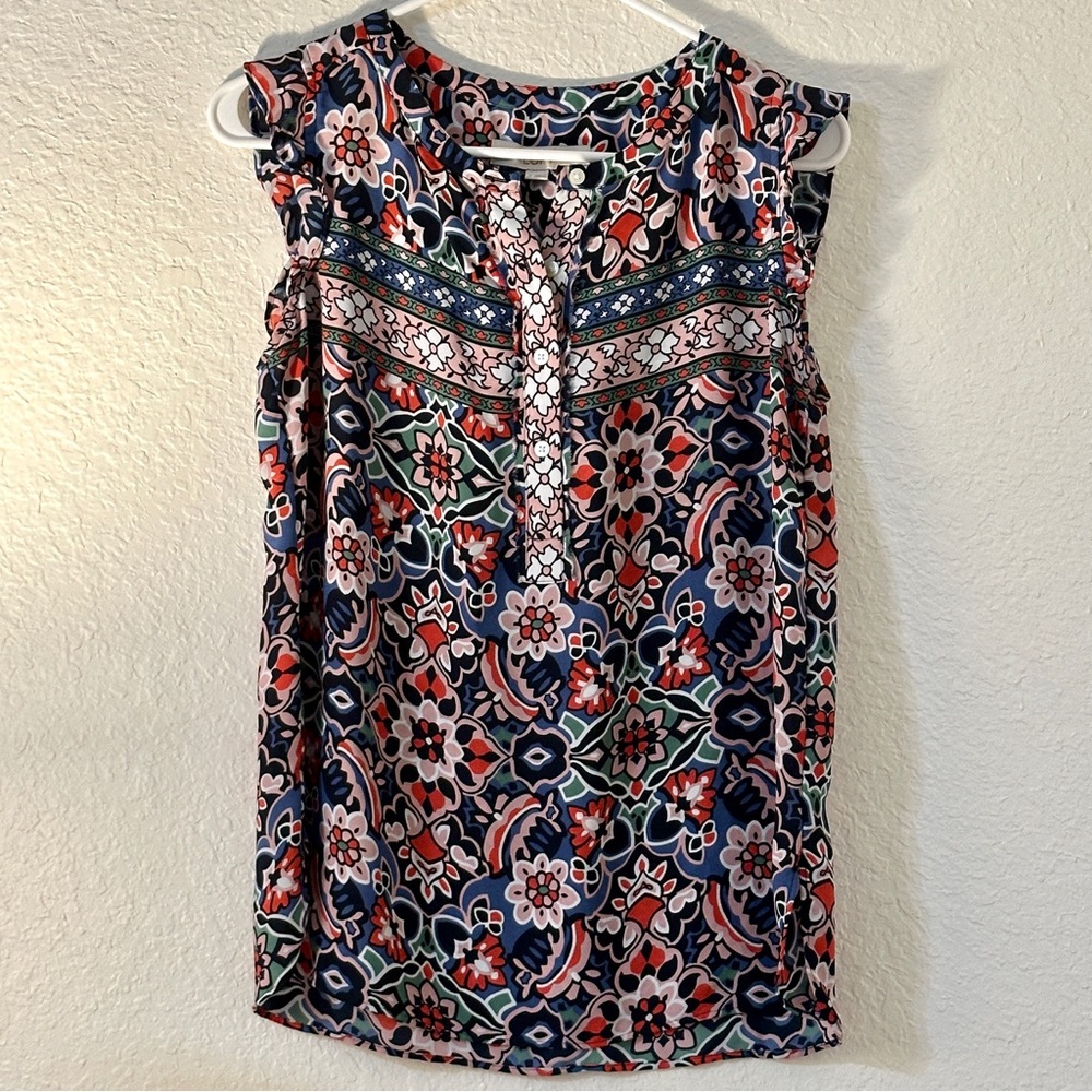 Loft short sleeve blouse small
